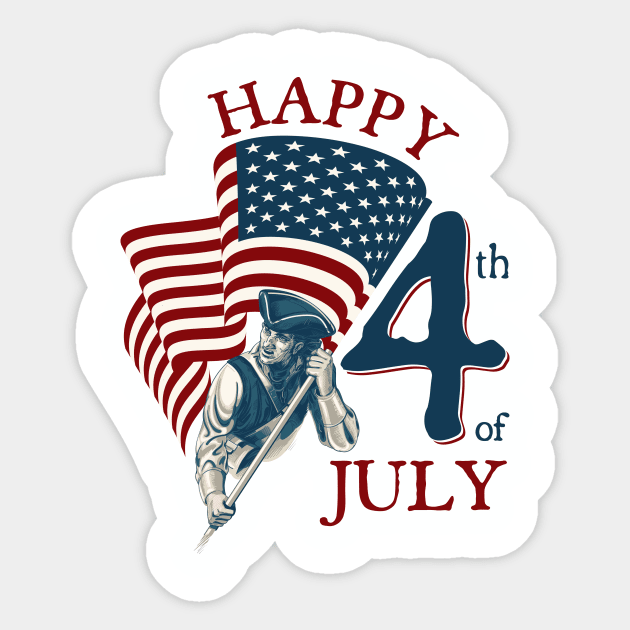 HAPPY INDEPENDENCE DAY Sticker by Teeth